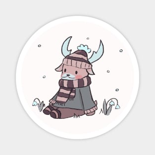 Cozy Deer Magnet